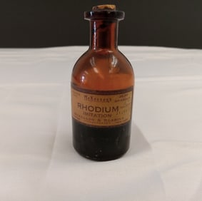 Antique Glass McKesson's Rhodium Imitation Bottle