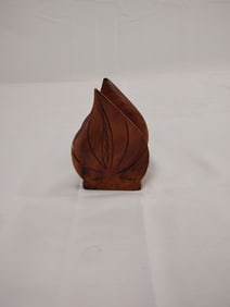 Wooden Leaf Shaped Napkin Holder