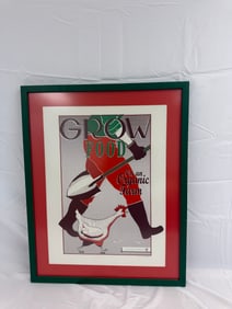 Victory Garden of Tomorrow Grow Food Organic Framed