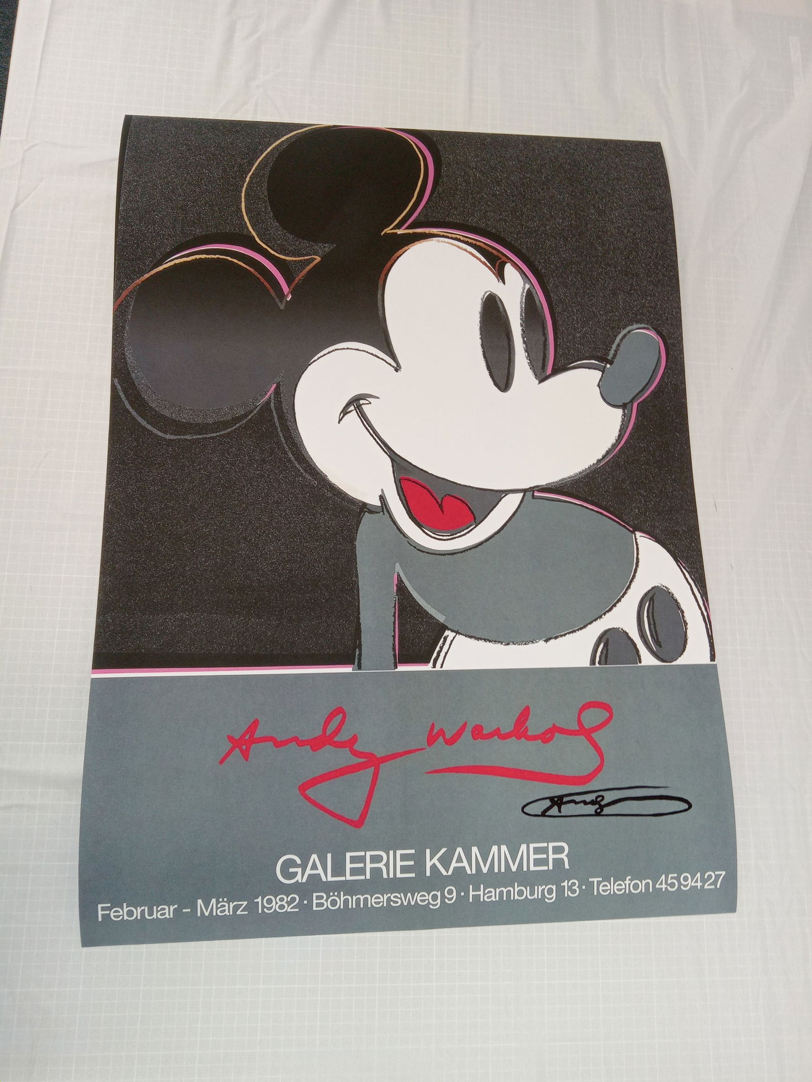 Andy Warhol/ Galerie Krammer, 1982 Signed Print (1 of 1)