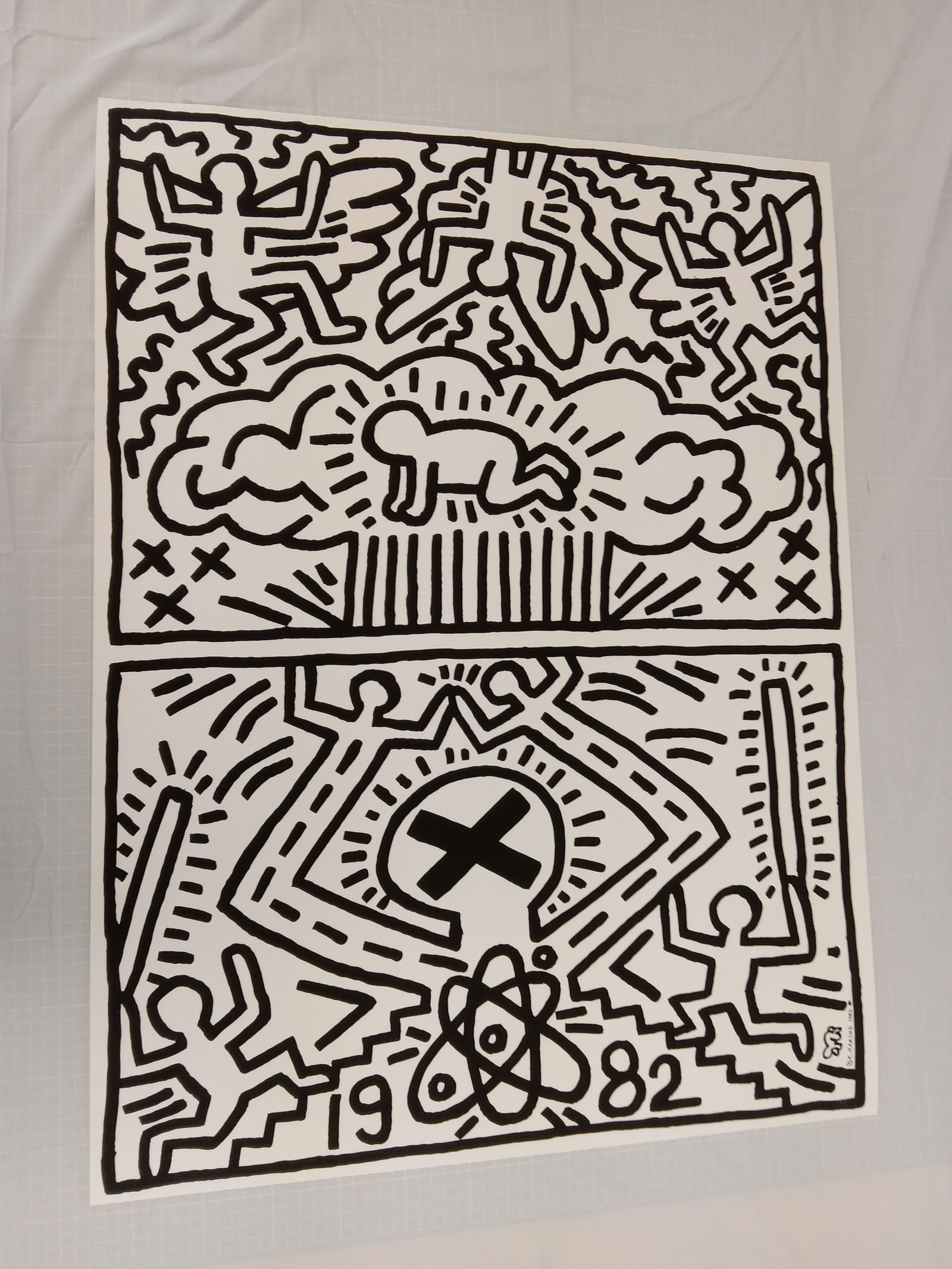 Keith Haring Nuclear Disarmament Print (1 of 2)