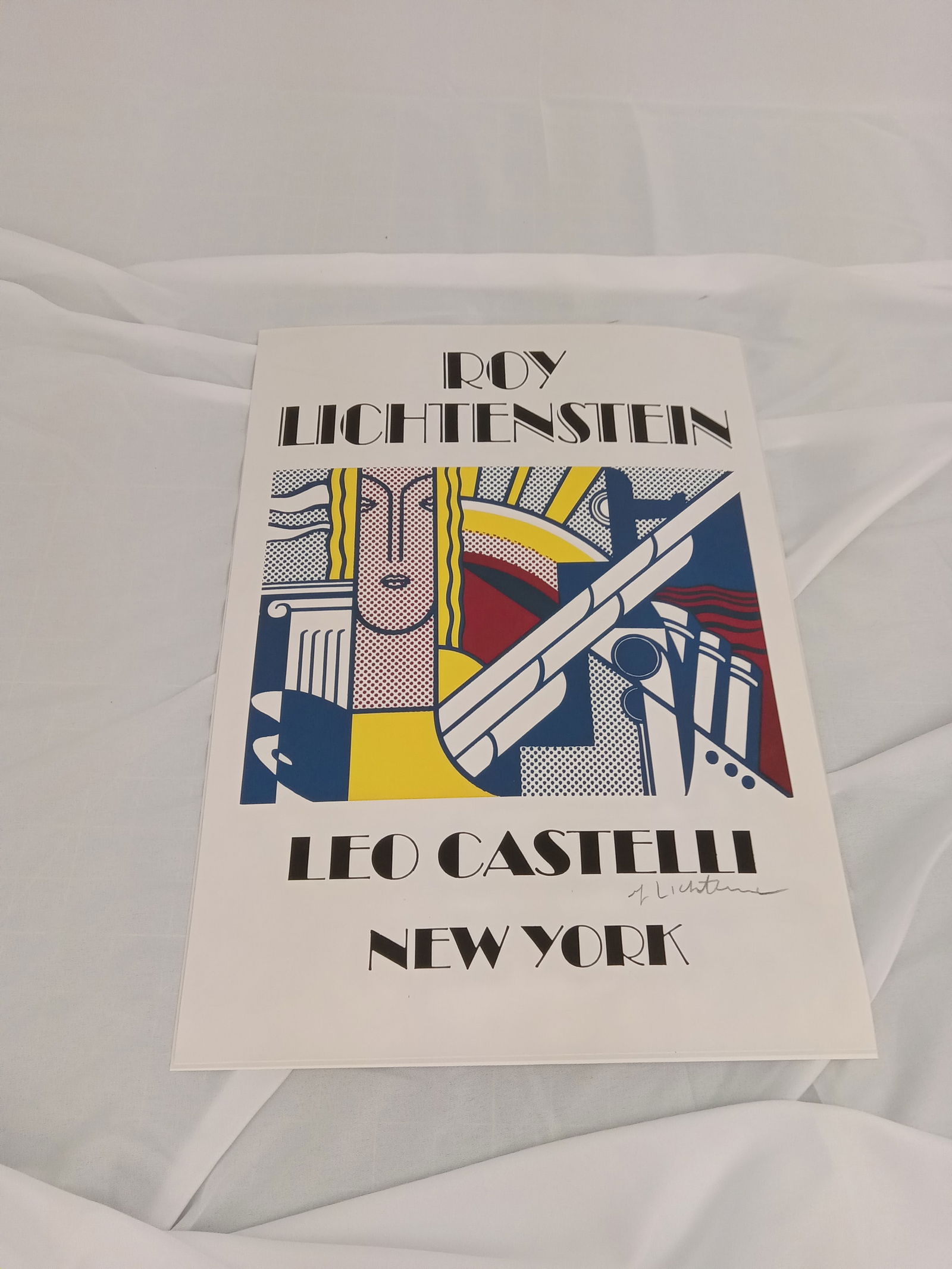 Roy Lichtenstein Leo Castelli New York, 1967 Signed (1 of 1)