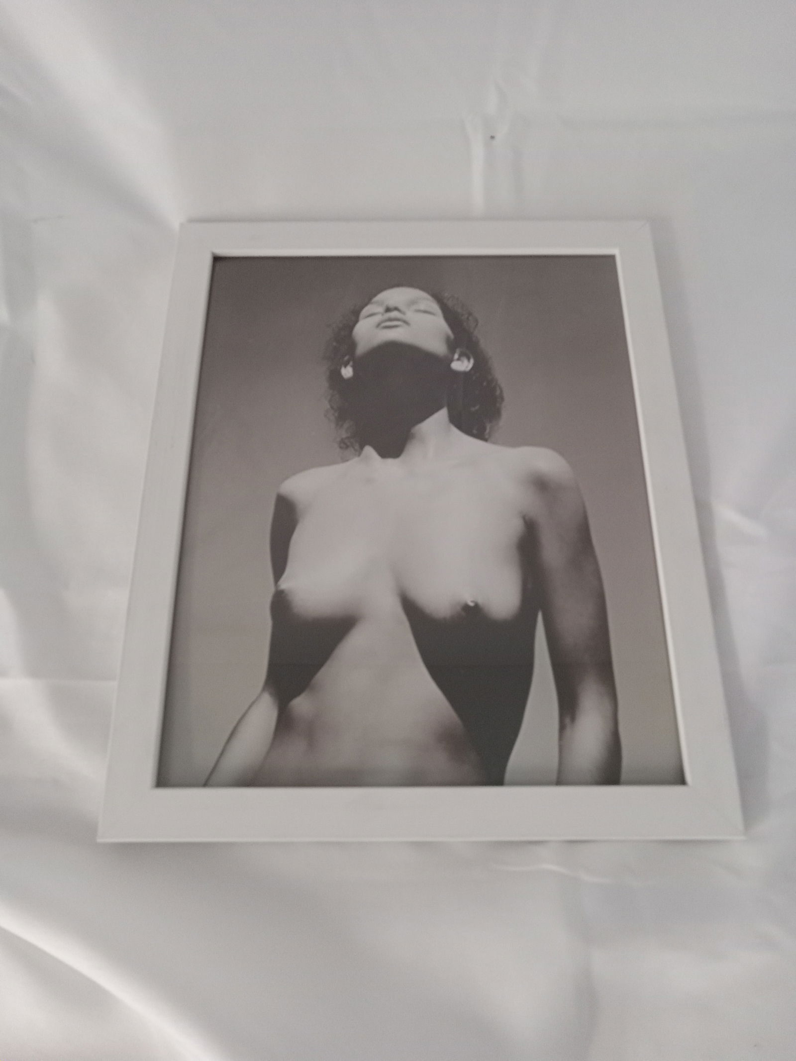 Peter Hegre "Renaissance Nudes #95" Framed Print: Peter Hegre "Renaissance Nudes #95, 2009" photo print on high gloss Kodak photo paper, framed, measures 8x10 inches.