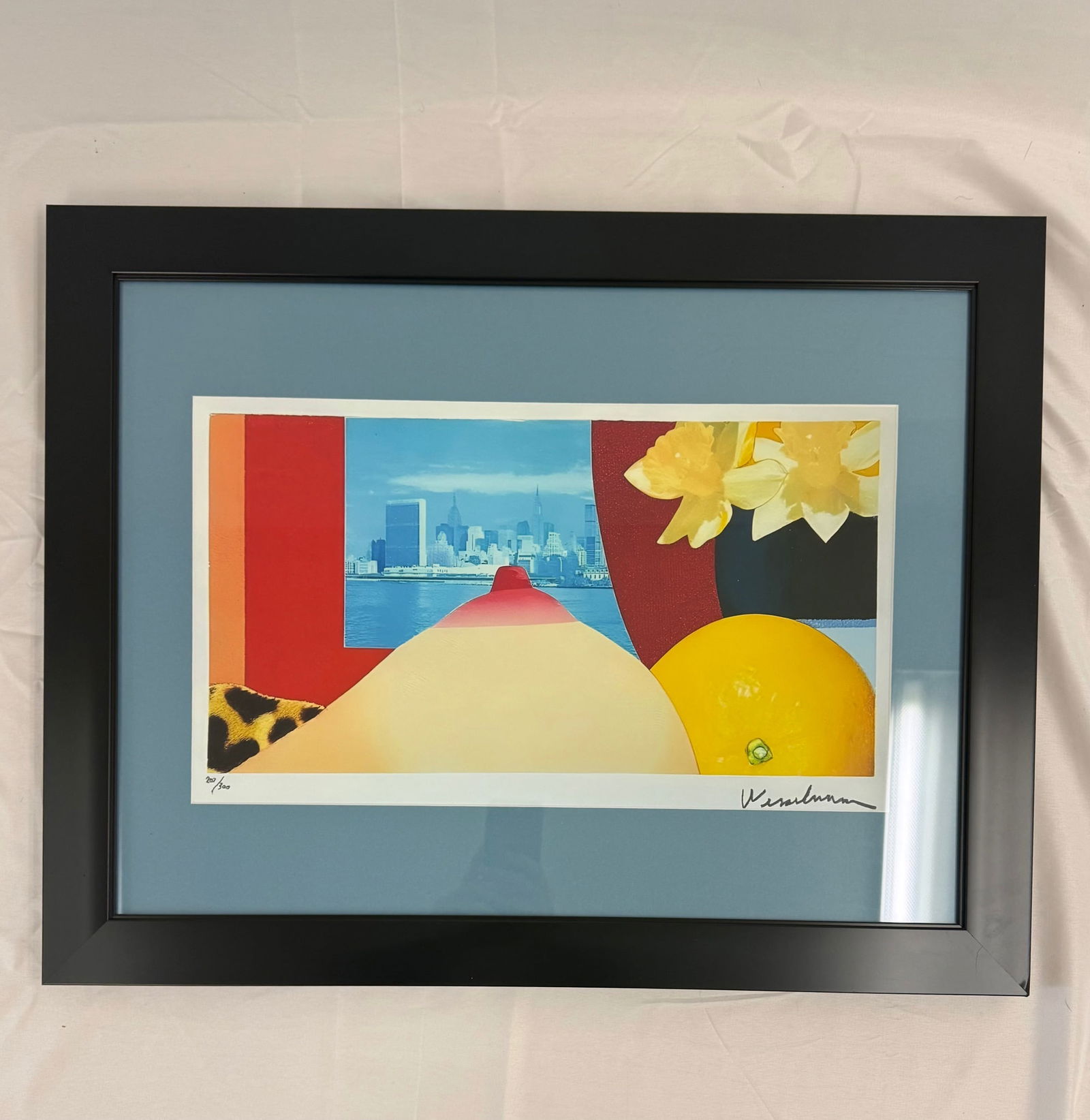 Tom Wesselman "Bedroom Collage" Signed Print, Framed (1 of 4)