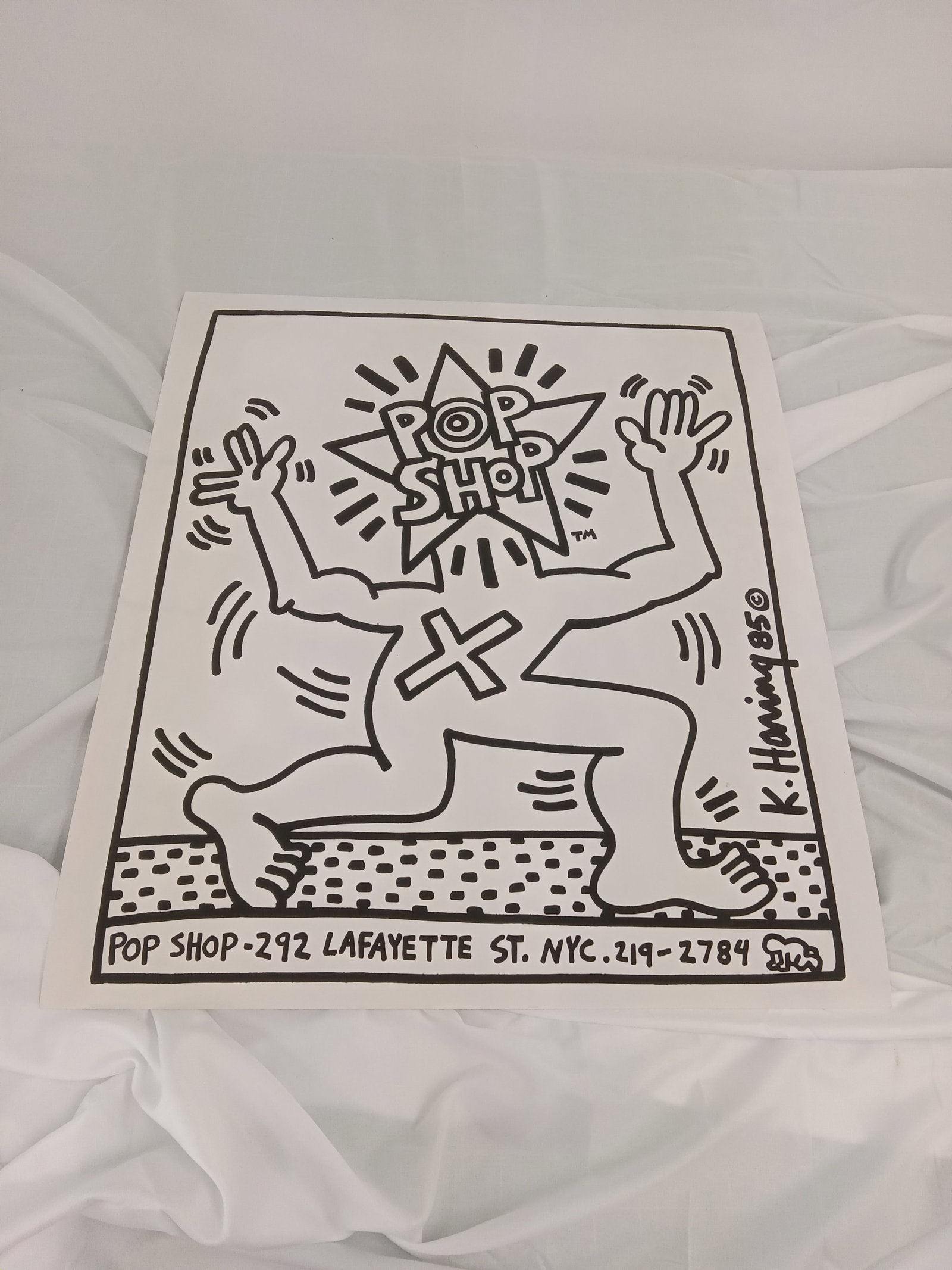 Keith Haring "NYC Pop Shop'" Poster (1 of 1)