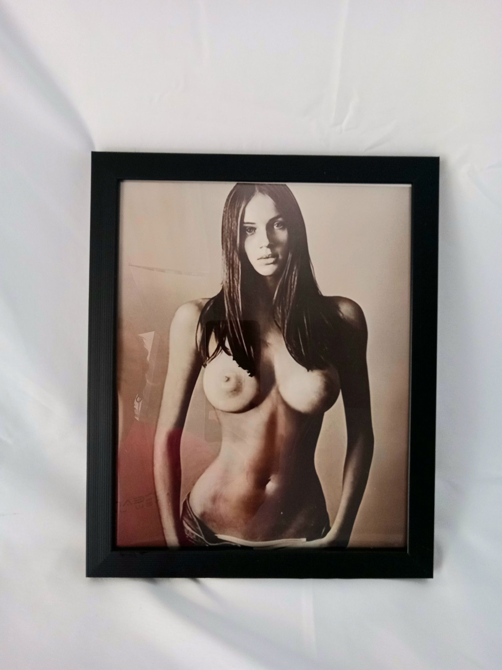 Mike Dowson "Naked Fashion Girls," Framed: Naked Fashion Girls photo print by Mike Dowson on high gloss Kodaak photo paper, measures 8x10 inches, framed.