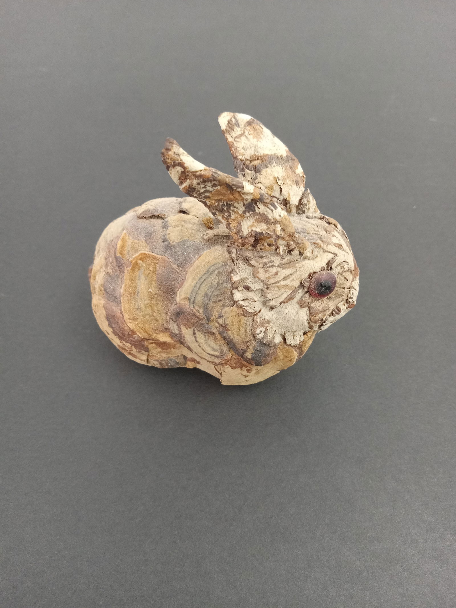 Hand Carved Wooden Bunny Figurine (1 of 2)