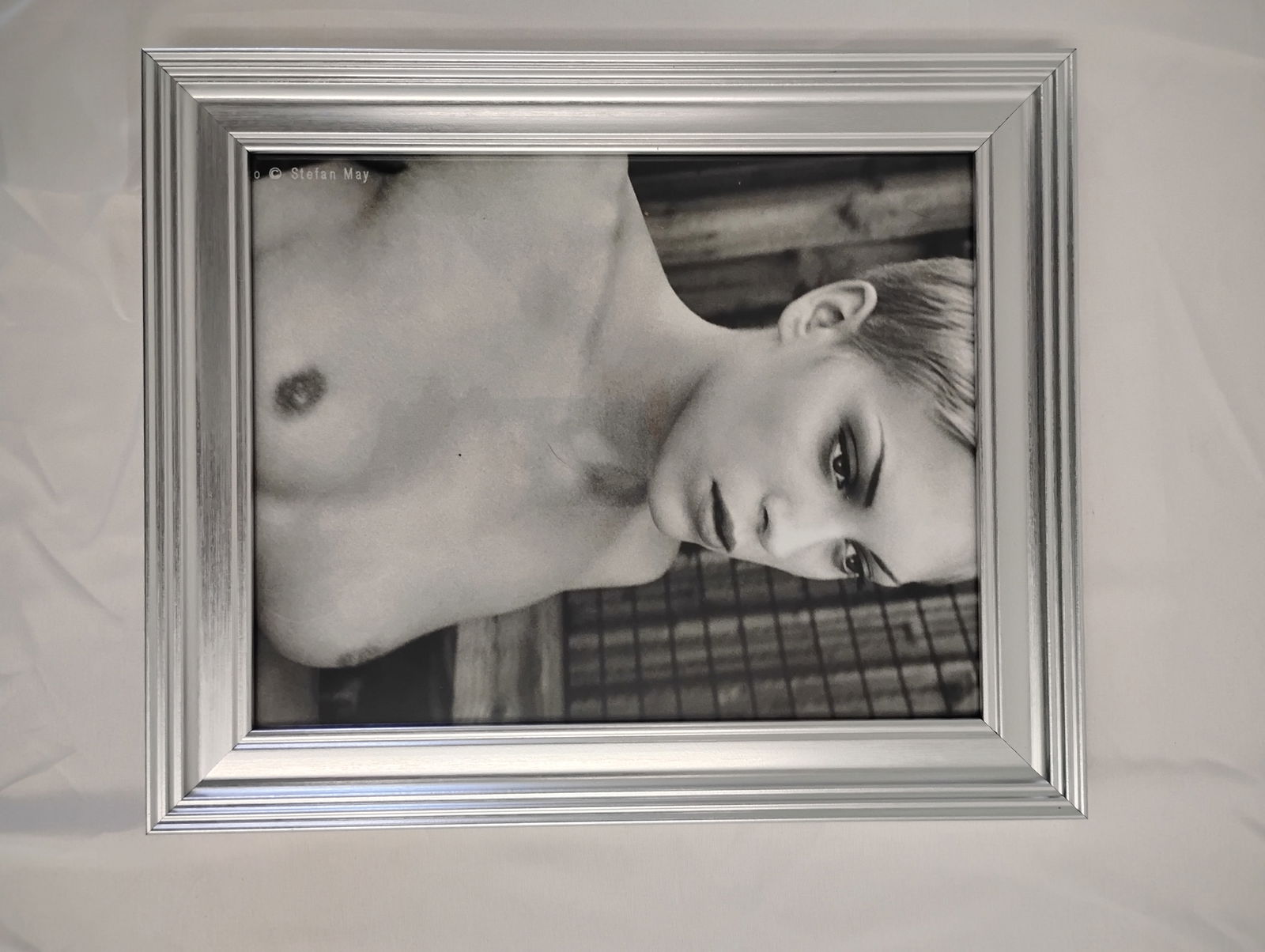 Stefan May "Women Only-1, No.2" Photo Framed: No. 2 from the "Women Only-1" Series by Sstefan May. Print is on high gloss Kodak photo paper, unknown print date. Measures 8x10, framed.