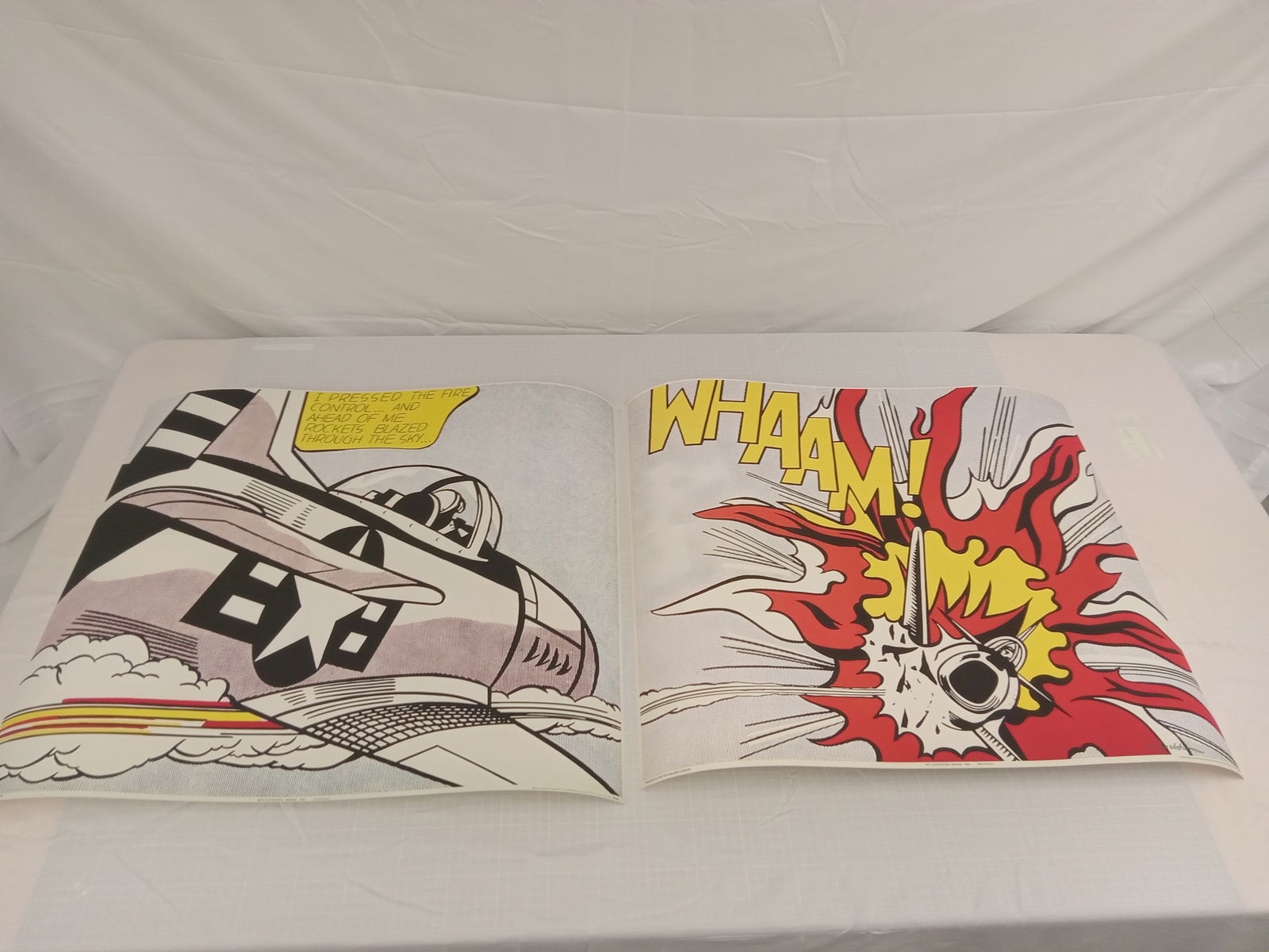 Roy Lichtenstein 'WHAAM!" Diptych Signed (1 of 7)