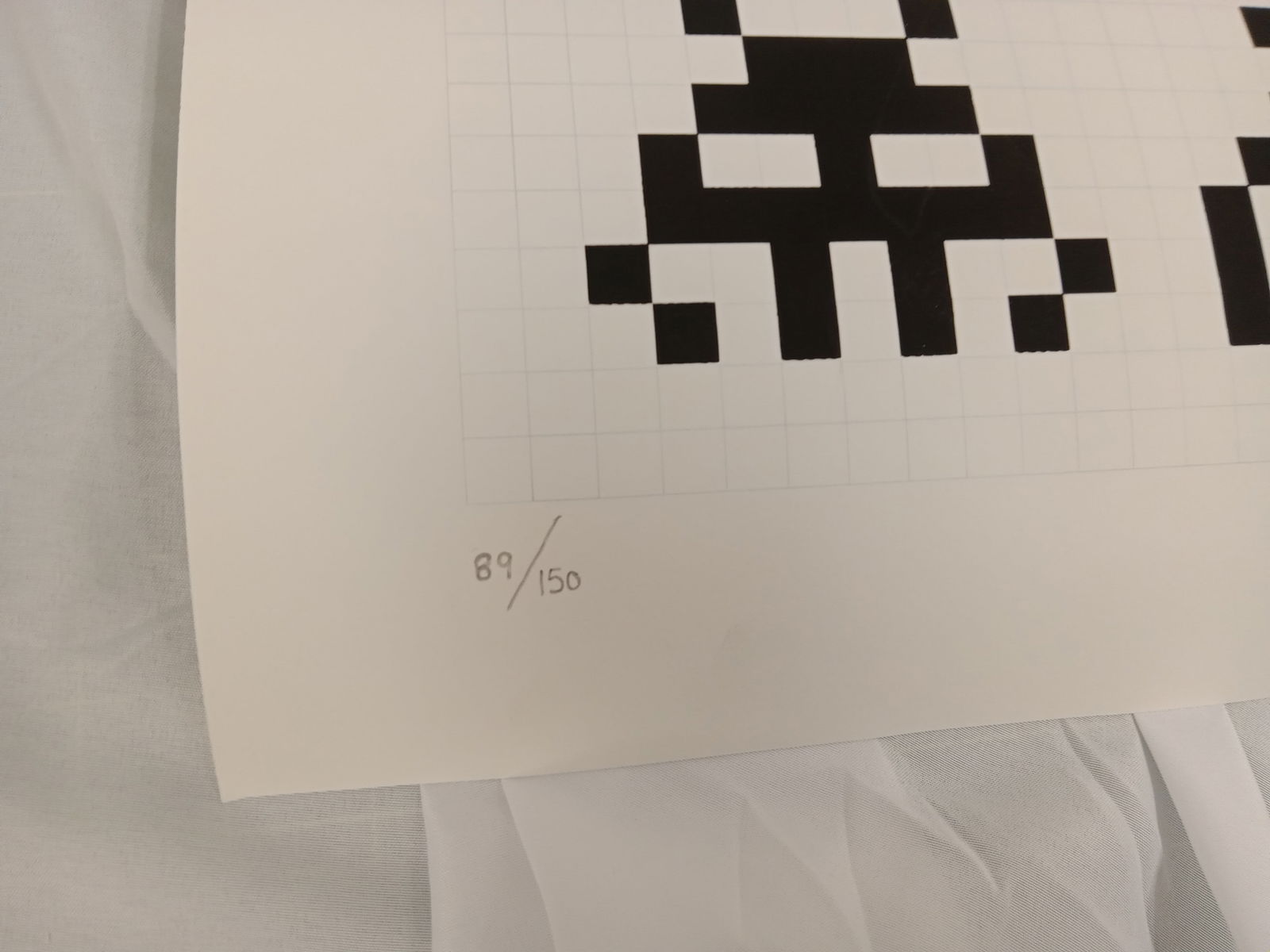 Invader "Repitition, Variation, Evolution" Print Signed - 3