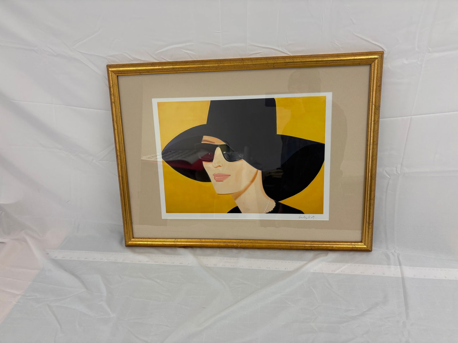 Alex katz "Black Hat 2, 2010" Signed Offset Lithograph framed: Black Hat 2 by Alex katz signed in pencil in the lower right corner. Offset lithograph. Measures:Framed- 30x22 inches Sight-20x14 inches.