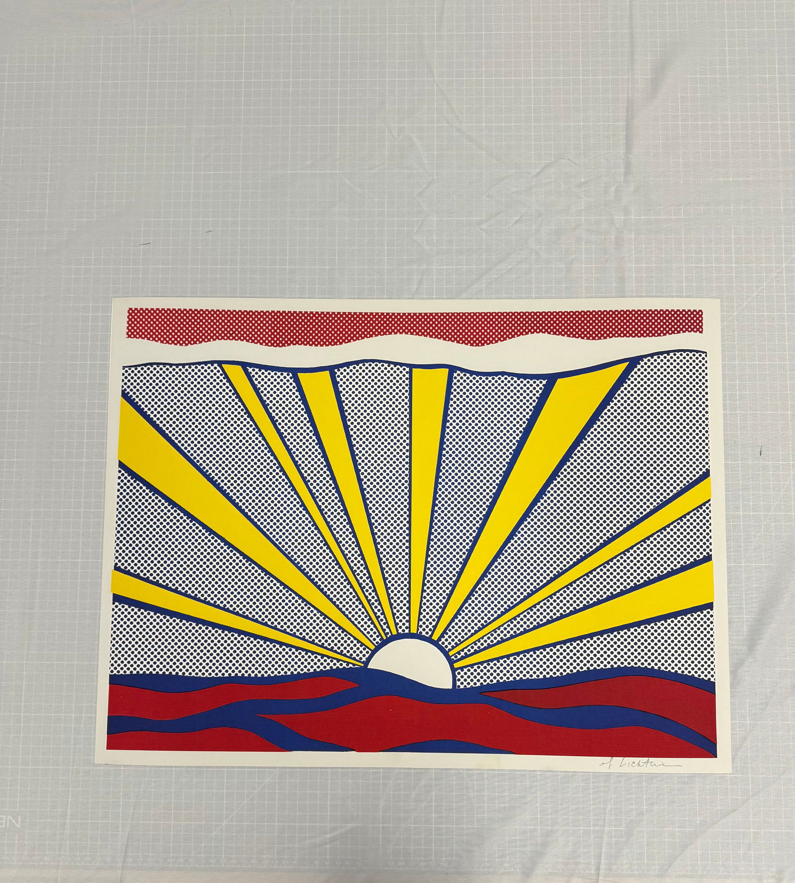 Roy Lichtenstein "Sunrise" (1 of 2)