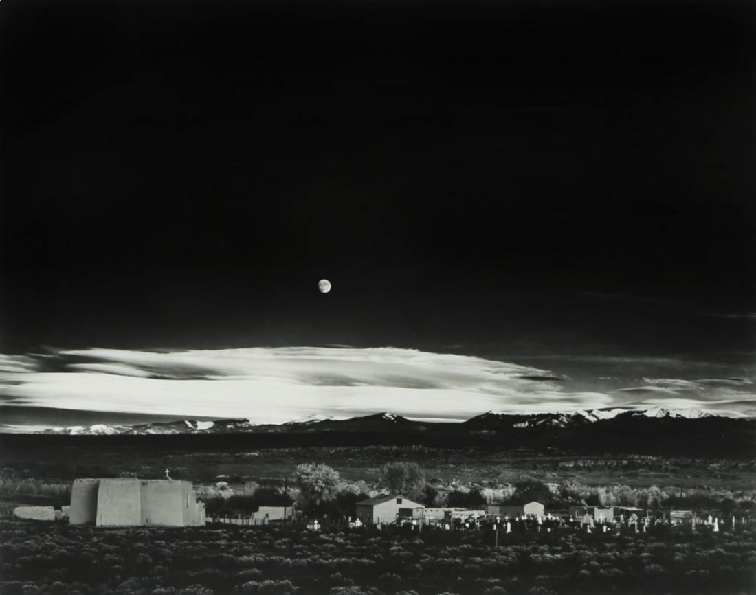 Ansel Adams "Moonrise, Hernandez, New Mexico 1941" Photo Print (1 of 1)