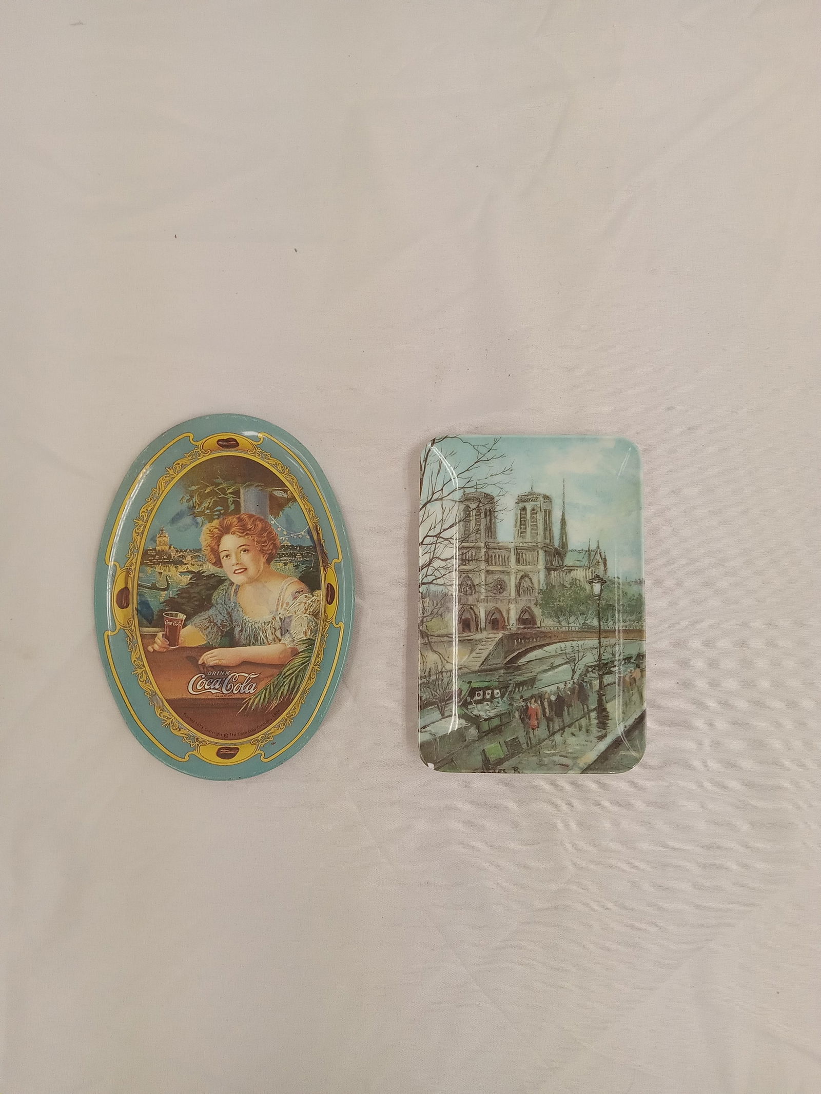 Two Decorative Trays: Two Decorative Trays