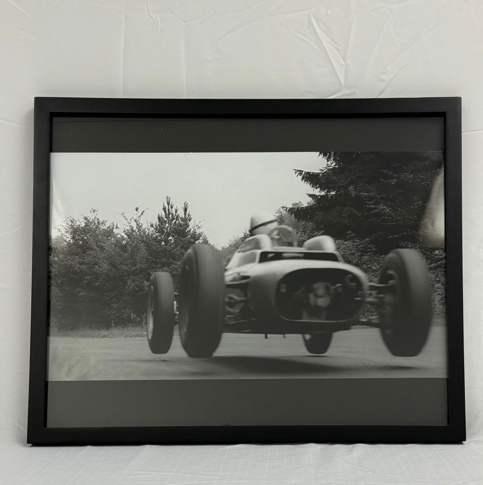 Jesse Alexander Porsche Type 804 Formula 1: Jesse Alexander Porsche Type 804 Formula 1, Nürburgring, Nürburg, Germany, 1962, Measures 17 x 22 inches, Framed