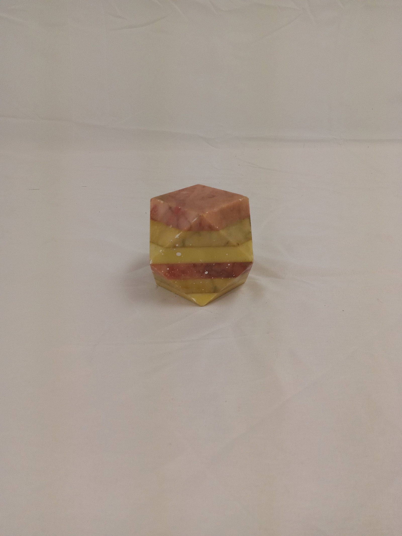 Multi Colored Quartz Cube - 2