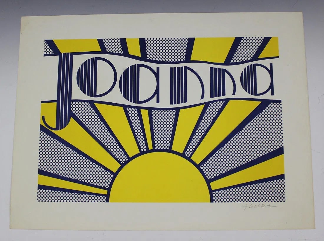 Roy Lichtenstein "Joanna" Print (1 of 1)