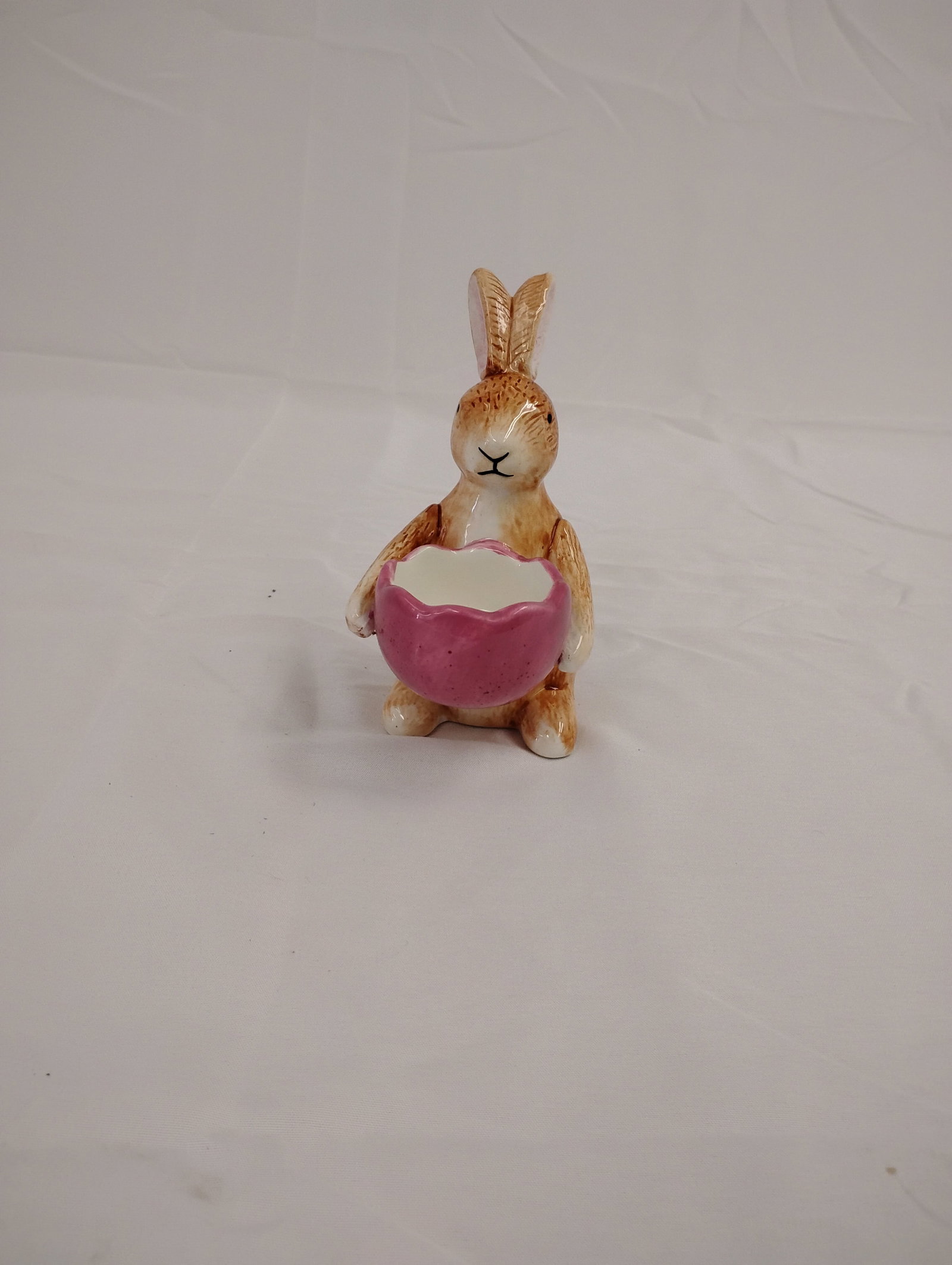 Antique Ceramic Easter Bunny Egg Holder (1 of 4)