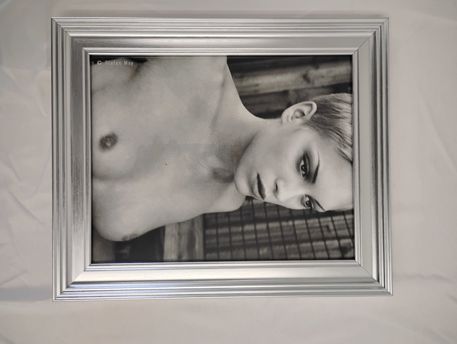 Stefan May "Women Only-1, No.2" Photo Framed: No. 2 from the "Women Only-1" Series by Sstefan May. Print is on high gloss Kodak photo paper, unknown print date. Measures 8x10, framed.