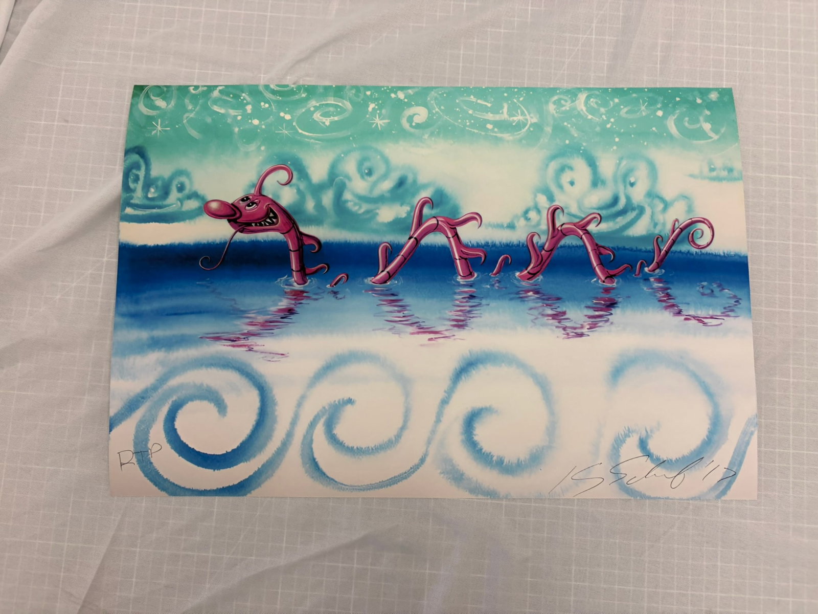 Kenny Scharf "Seeserpent" 2017 (1 of 1)