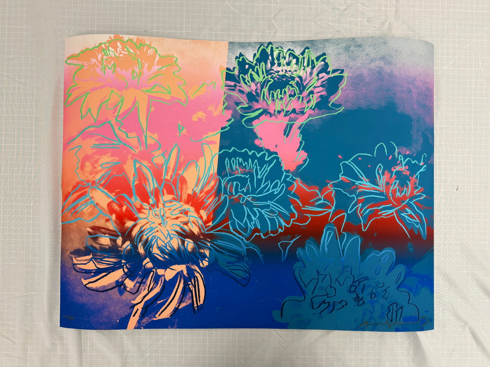 Andy Warhol "Kiku" (F&S 307-309) (1 of 3)