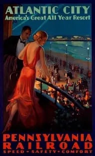 "Pensylvania Railroad, Atlantic City" Poster (1 of 1)