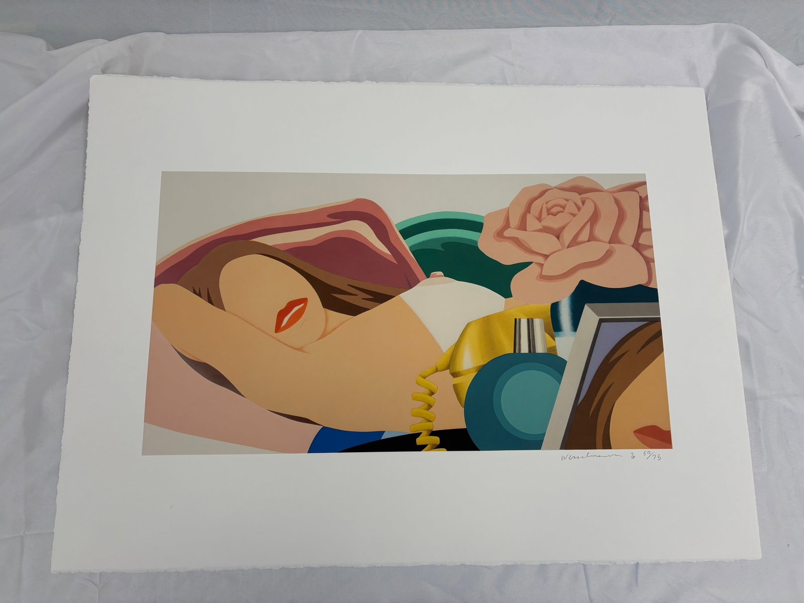 Tom Wesselmann "Nude with Roses, 1976" after (1 of 2)