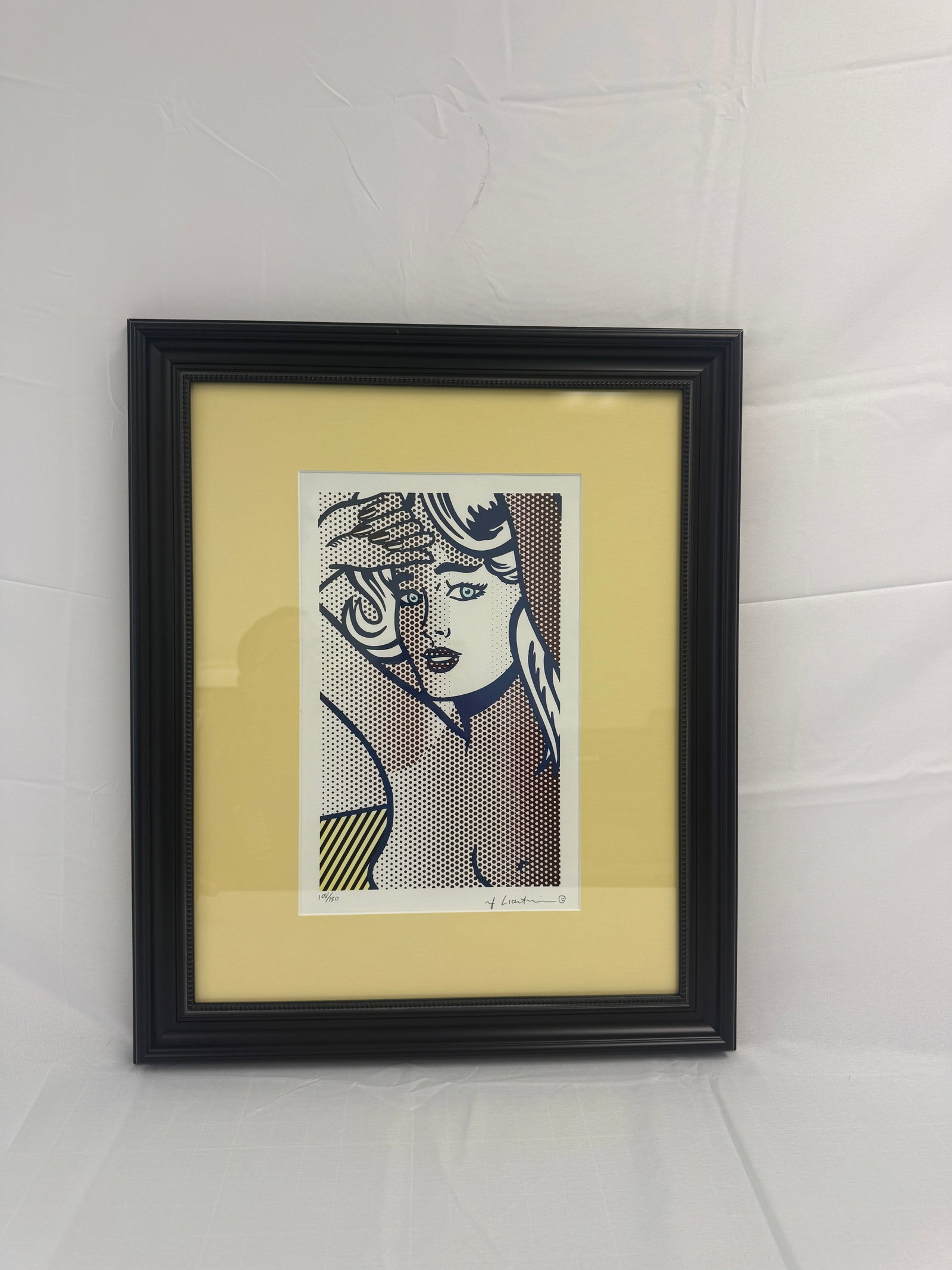 Roy Lichtenstein "Nude with Blue Hair" Offset Lithograph After (1 of 1)
