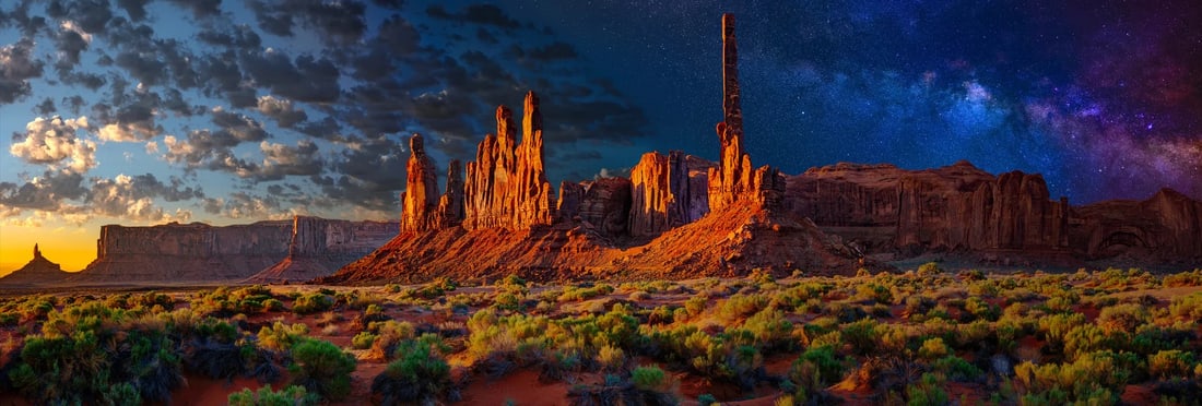 Peter Lik (From Dusk til Dawn) After: After Peter Lik (From Dusk til Dawn), Photo Print on Kodak Paper, measures 40.75 X 13.65 in. These are part of the estate sale and we do not have a COA. All lots offered in our auctions are sold stric