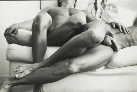 Tom Bianchi; Untitled (Male Nudes on Sofa): Tom Bianchi "Untitled (Male Nudes on Sofa). Photoprint on kodak photopaper, framed, measures 8 x 10 inches.These are part of the estate sale and we do not have a COA. All lots offered in our auctions 