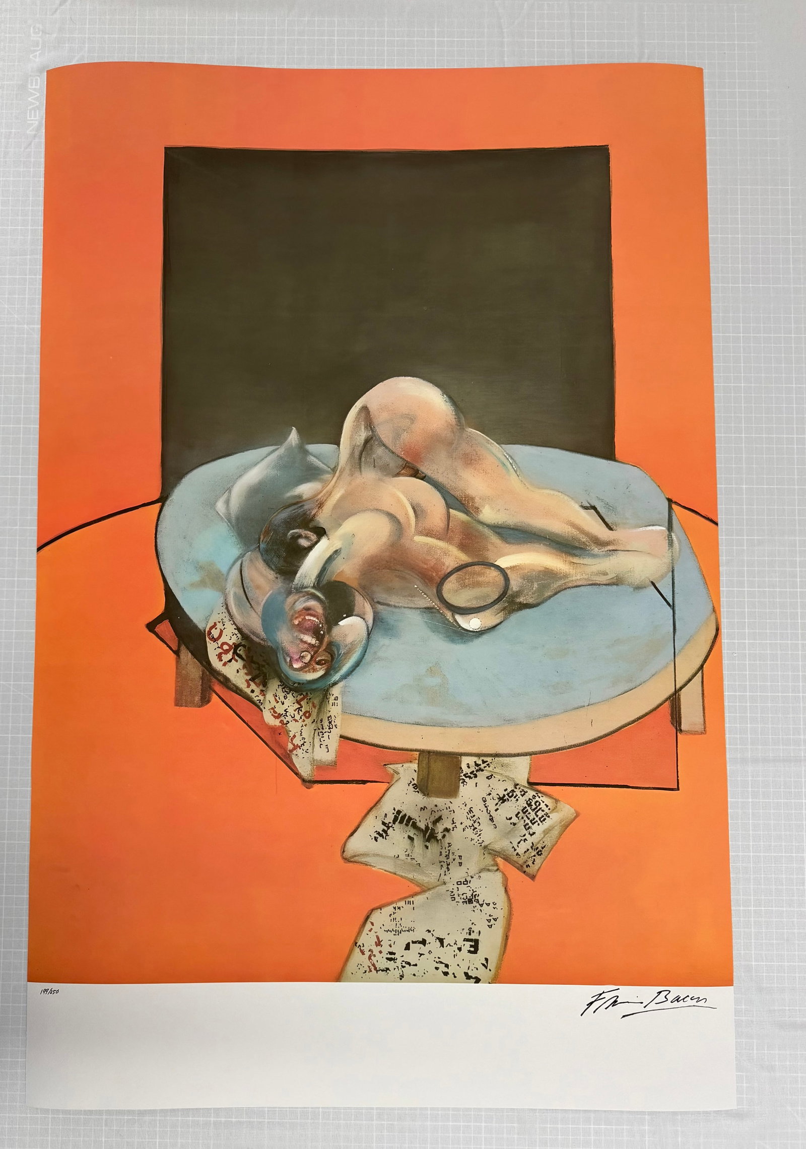 Francis Bacon "Studies of the Human Body" (After, Studies of the Human Body) sold after: afterFrancis Bacon "Studies of the Human Body" (After, Studies of the Human Body) - Offset lithograph on Arches Cover paper, measures Sheet 39 5/8 In X 26 In, These are part of the estate sale and we