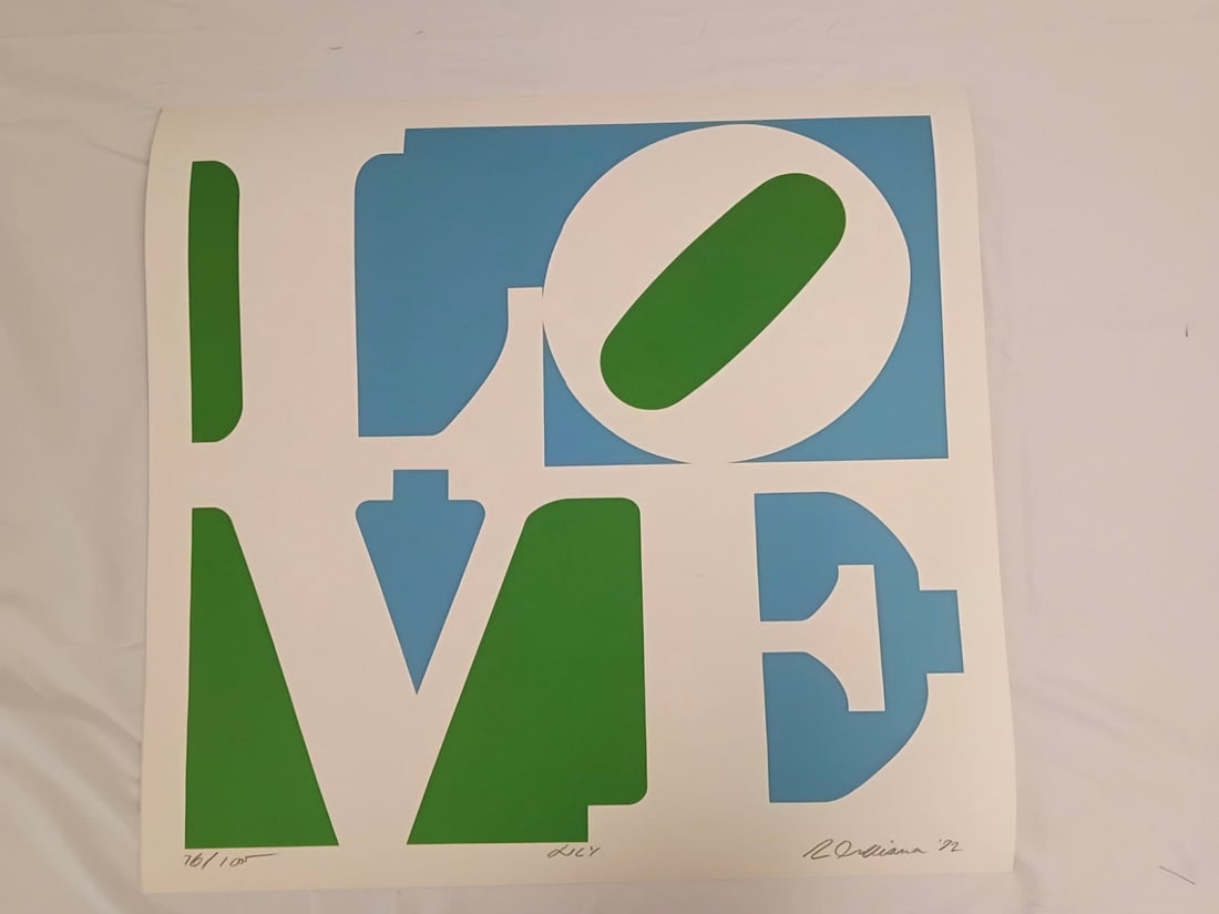 Robert Indiana "Lily, (from A Garden of Love) 1982" sold after (1 of 1)