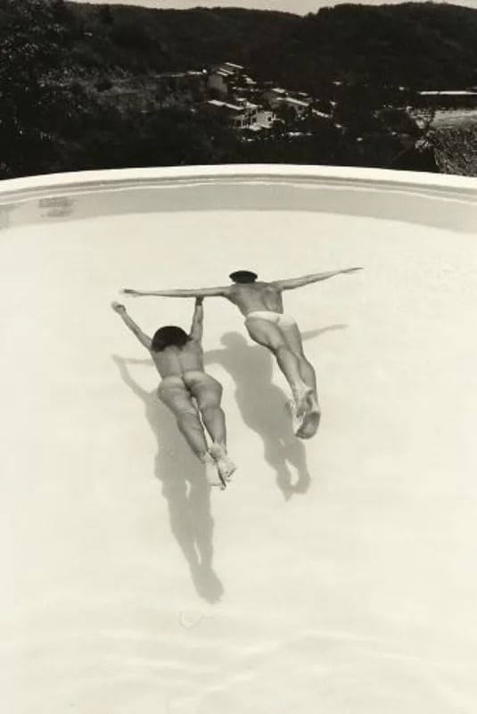 Tom Bianchi- Two Nudes in a Pool (after) Photo Print: Tom Bianchi Two Nudes in a Pool (after) Photo print on Kodak photo paper. Measures 8x10 framed. These are part of the estate sale and we do not have a COA. All lots offered in our auctions are sold