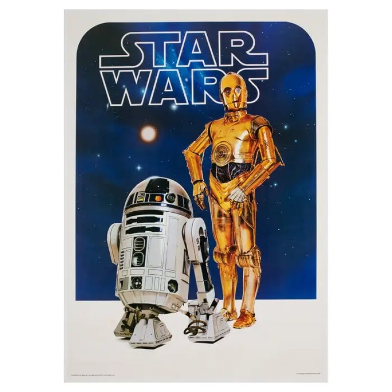 Star Wars Movie Poster (1977): Star Wars Movie Poster(1977), A commercial movies poster originally printed by Factors Inc, Linen Backed and measures 28.50 X 20.00 inches. Sold AfterThese are part of the estate sale and we do not ha