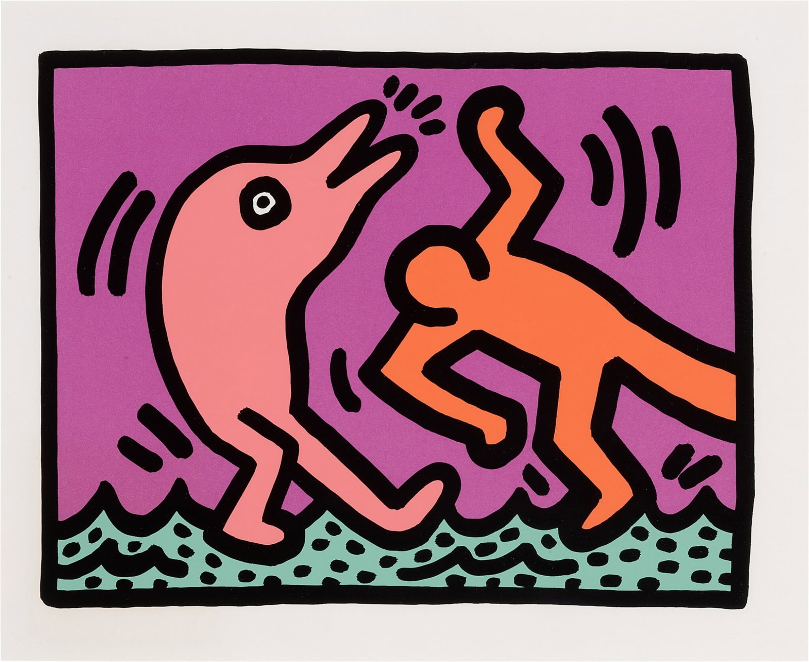 Keith Haring Untitled from Pop Shop V Estate Stamped Print (sold after) (1 of 1)