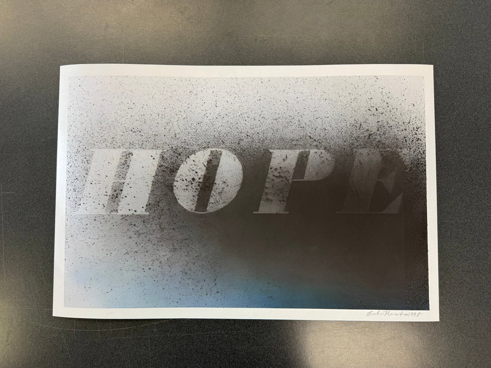 Ed Ruscha "Hope" Print sold after (1 of 1)