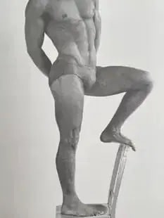 Bill Emrich - Male Nude after: Bill Emrich - Male Nude. Photoprint on kodak photopaper, framed, measures 8 x 10 inches.These are part of the estate sale and we do not have a COA. All lots offered in our auctions are sold strictly o