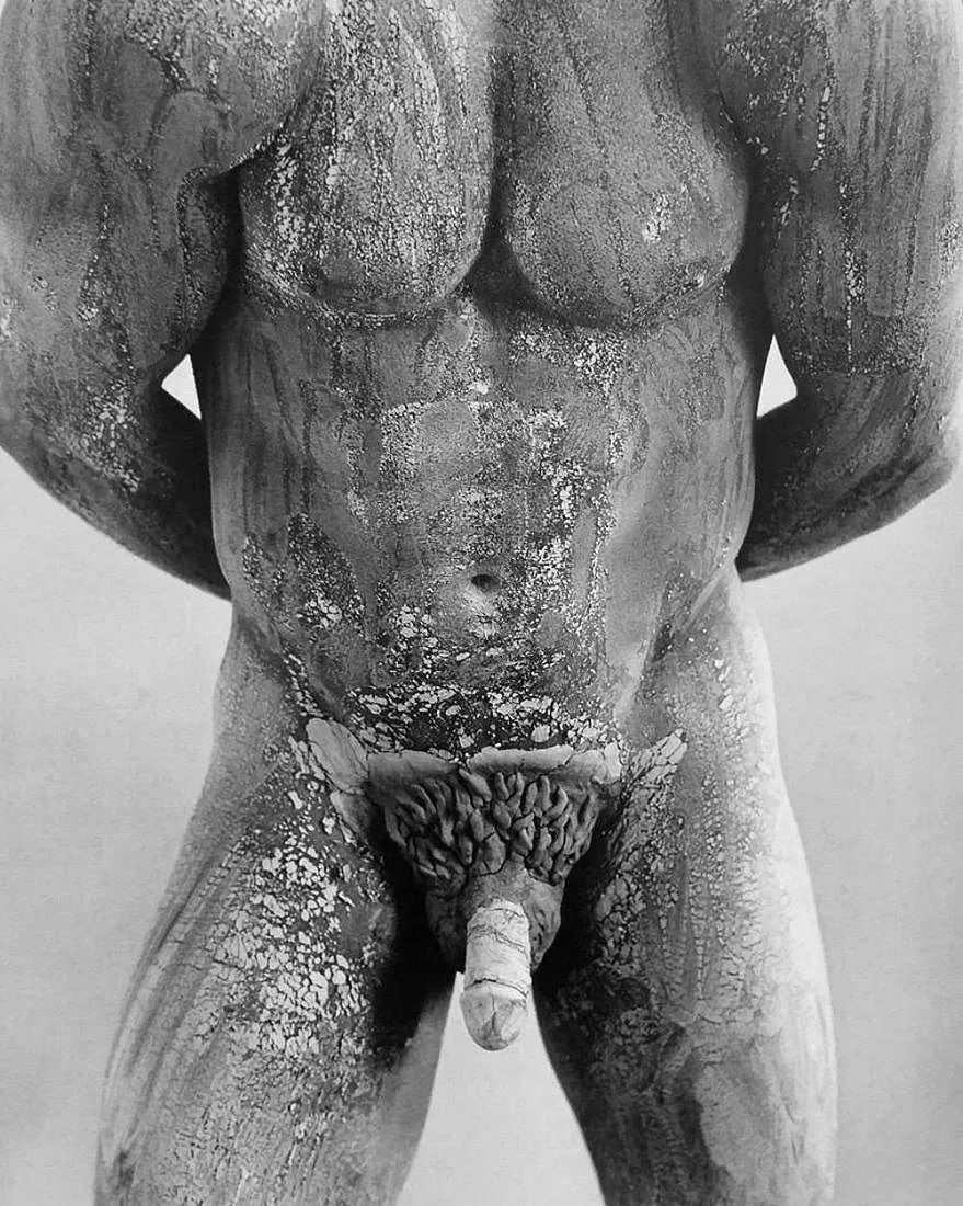 Herb Ritts( Clay Torso nude) 1992: Herb Ritts( Clay Torso nude) 1992, measures 8.00 X 10.00 inches. Photo print on high quaity Kodak professional paper. These are part of the estate sale and we do not have a COA. All lots offered in ou