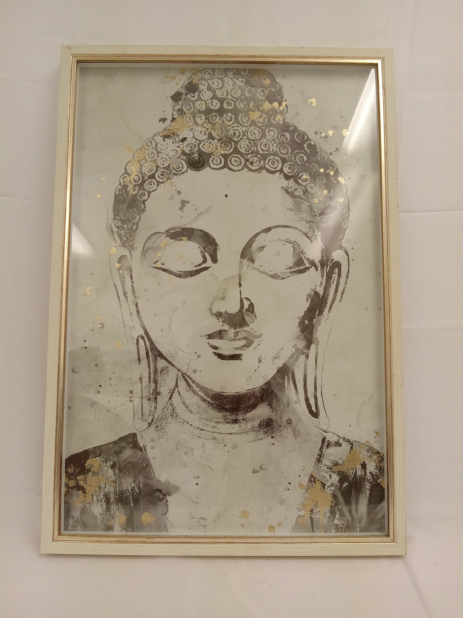 Print on Canvas " Asian Print": Print on Canvas " Asian Print", measures 25.0 X 17.0 in These are part of the estate sale and we do not have a COA. All lots offered in our auctions are sold strictly on an "AS IS" basis. Any descript
