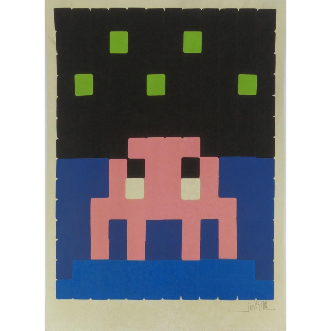 Invader "Space One (Pink)" After (1 of 1)