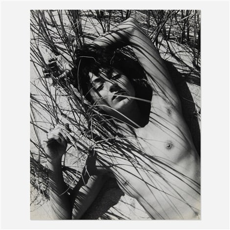 Herbert Matter "Nude on the Beach, Provincetown,1940" Framed: Herbert Matter "Nude on the Beach". Photoprint on kodak photopaper, framed, measures 8x10.These are part of the estate sale and we do not have a COA. All lots offered in our auctions are sold strictly