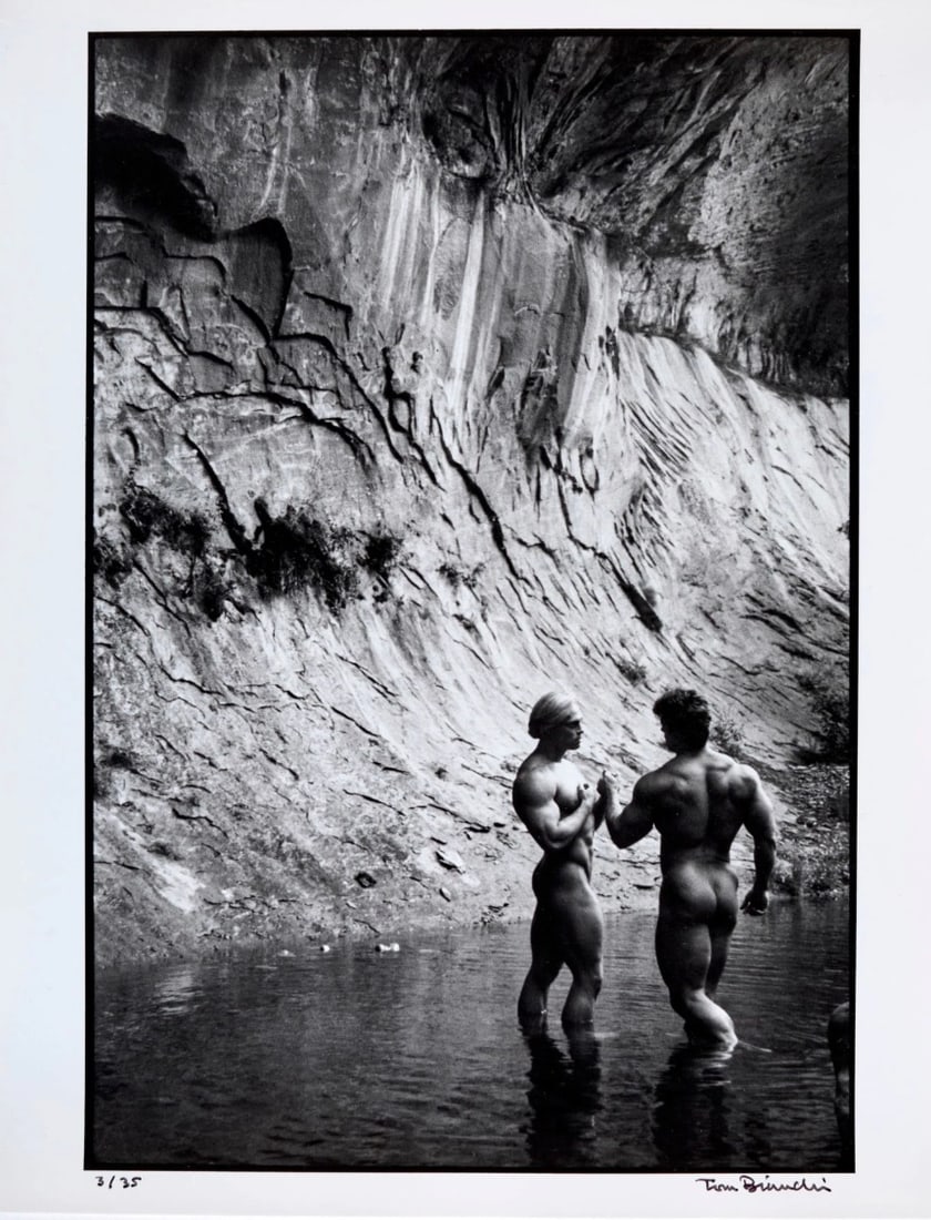 Tom Bianchi "Untitled" Print: Tom Bianchi "Untitled" Print. Photoprint on kodak photopaper, framed, Measures 6.77 X 9.75 Inches. These are part of the estate sale and we do not have a COA. All lots offered in our auctions are sold