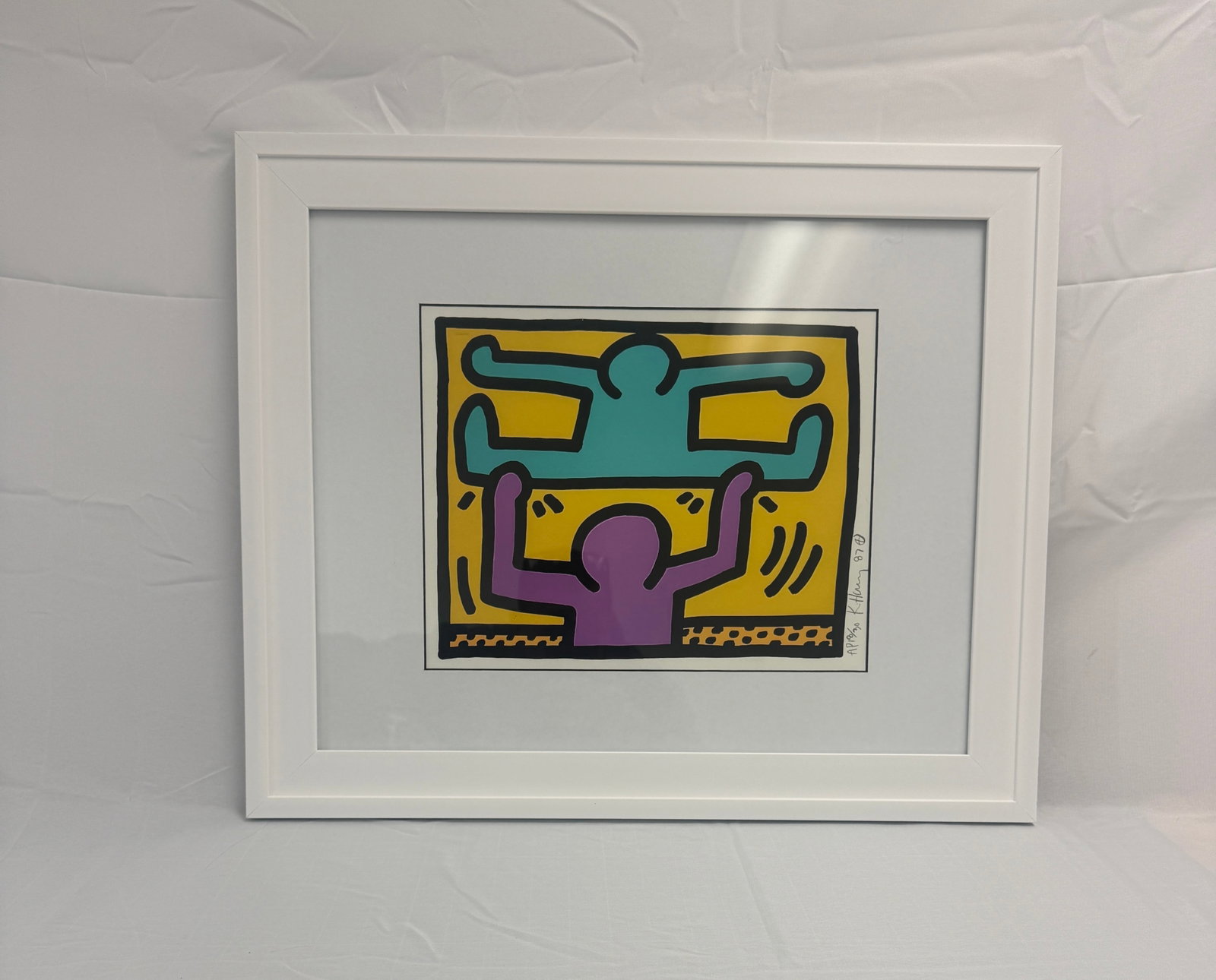 Keith Haring "Plate II from Pop Shop I, 1987" Print After (1 of 1)
