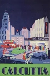 "Calcutta, India" Poster: "Calcutta, India" Poster. on archival paper, linenbacked, Measures 24.00 X 36.00 Inches These are part of the estate sale and we do not have a COA. All lots offered in our auctions are sold strictly o