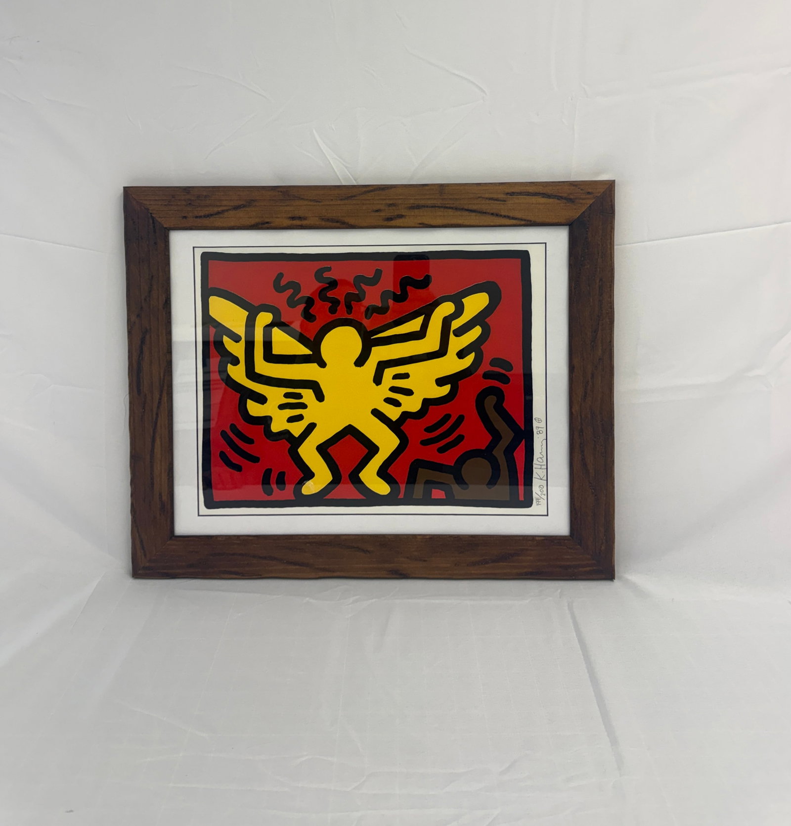 Keith Haring "Pop Shop IV" sold after: Keith Haring "Pop Shop IV" sold after print in colors on wove paper, measures image: 11.375 X 14.75 inches. sheet: 13.50 X 16.375 inches. These are part of the estate sale and we do not have a COA. Al