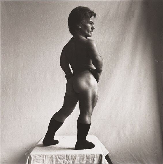 George Dureau "Donald Barber, 1982" Print: George Dureau "Donald Barber, 1982" Print. Photoprint on kodak photopaper, framed, measures 8 x 10 inches. These are part of the estate sale and we do not have a COA. All lots offered in our auctions 