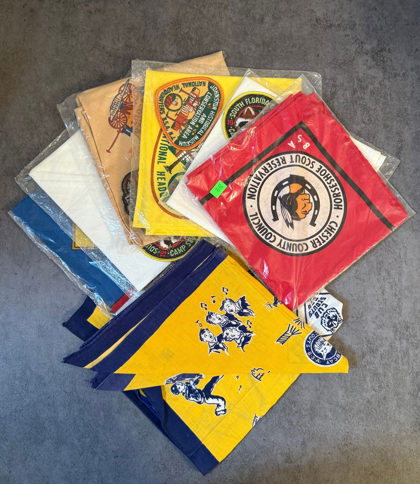 Vintage Boy Scouts of America (BSA) Bandanas & Patches Collection – 1970s–1980s (1 of 5)