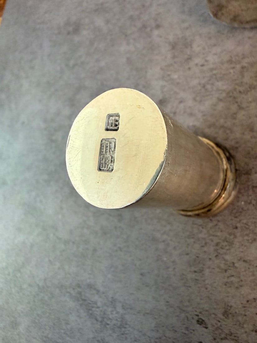 Two Chinese Pipe Sets with Tools and Coin Chain Tassel - 2