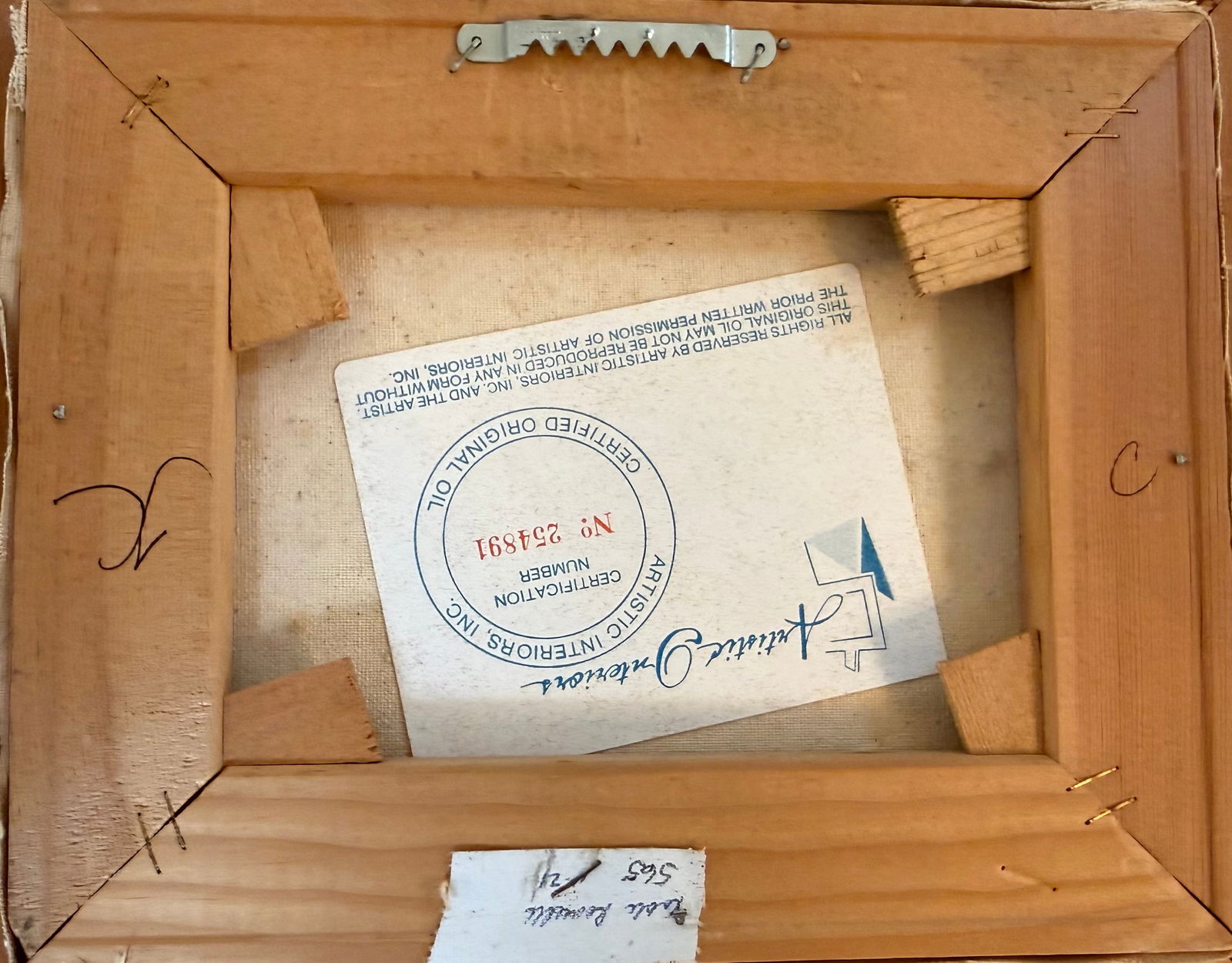 Signed Pair of Framed European Street Scene Oil Paintings on Canvas, Owens & Burnett Label, 16 x 18 - 5