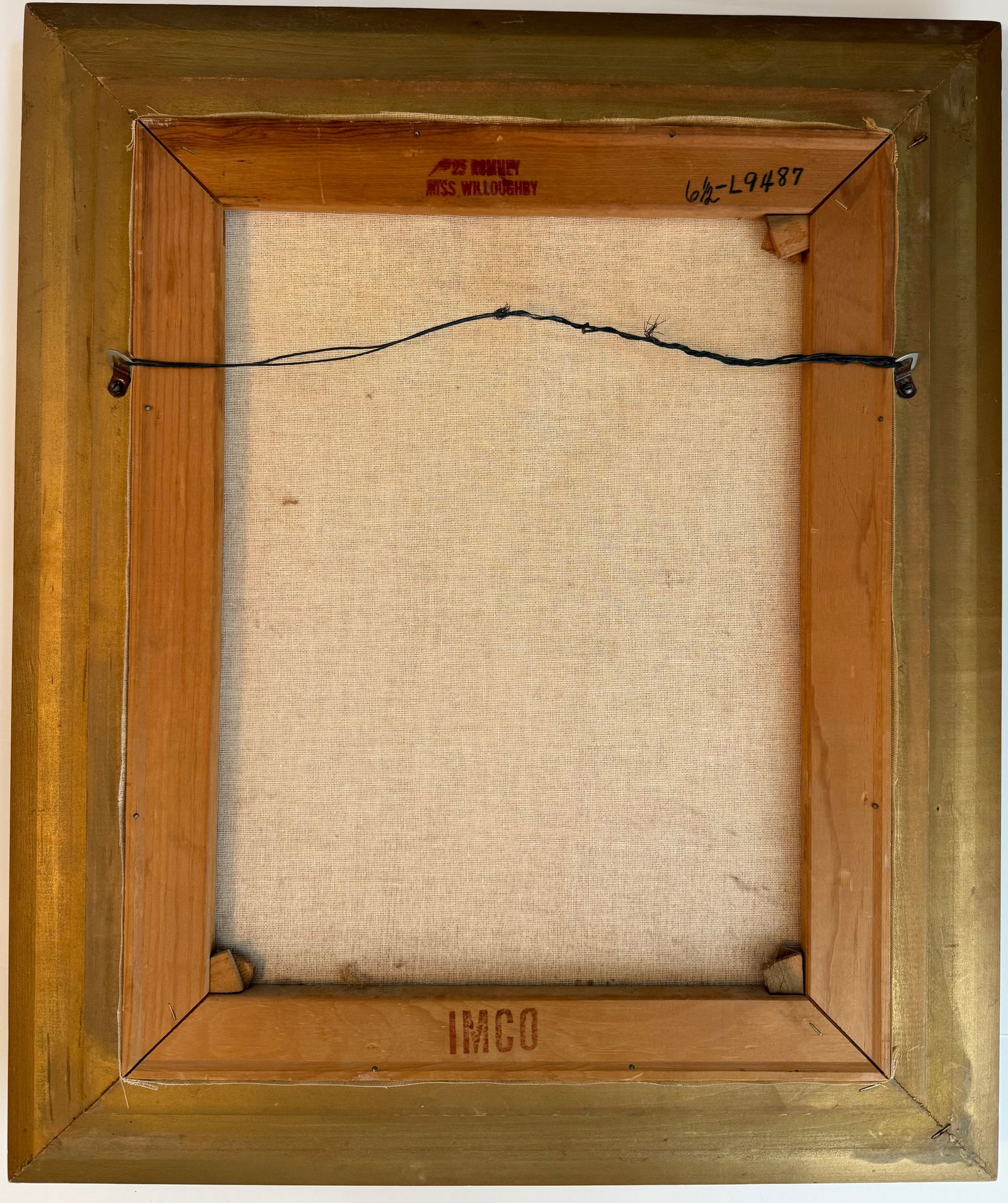 After George Romney, Miss Juliana Willoughby, Framed Oil on Canvas Portrait - 2